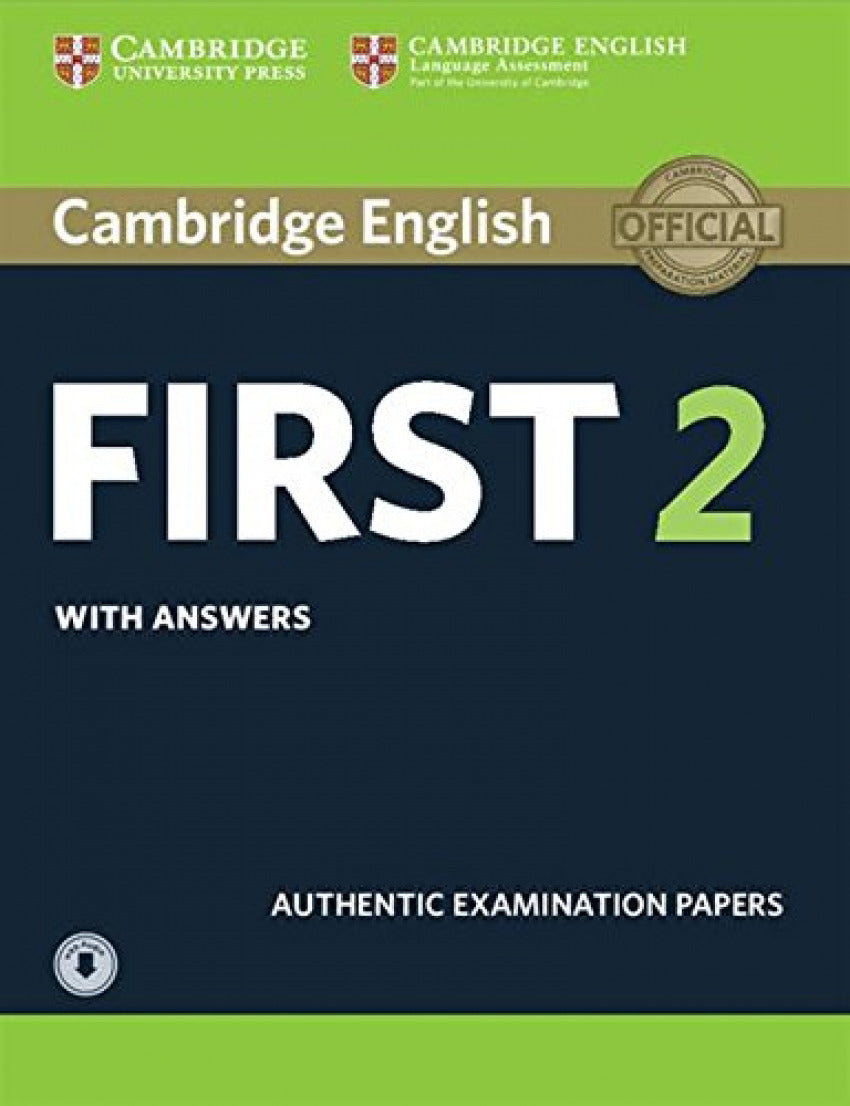 CAMBRIDGE FIRST CERTIFICATE ENGLISH 2 SELF STUDY PACK STUDENTS WITH KEY AND AUDIO CD REVISED EDITION 2015 FCE