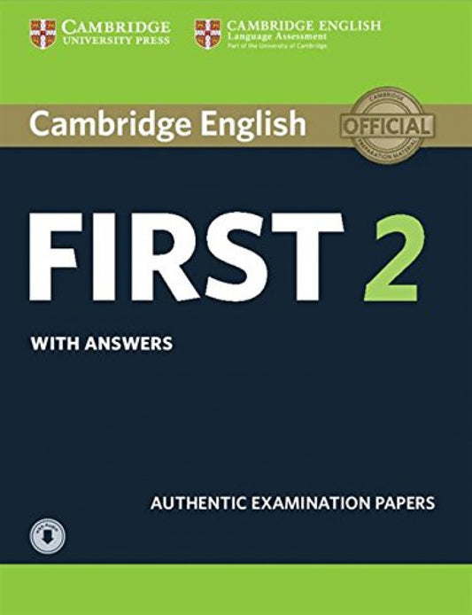CAMBRIDGE FIRST CERTIFICATE ENGLISH 2 SELF STUDY PACK STUDENTS WITH KEY AND AUDIO CD REVISED EDITION 2015 FCE