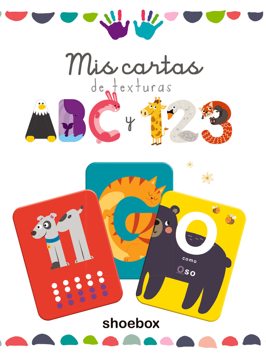 Mis cartas de texturas ABC y 123