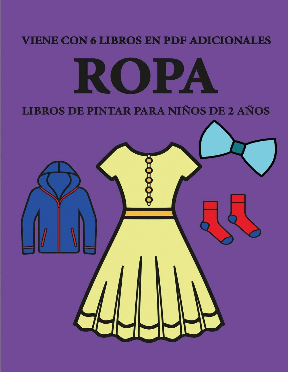 Libros de pintar para niños de 2 años (Ropa)