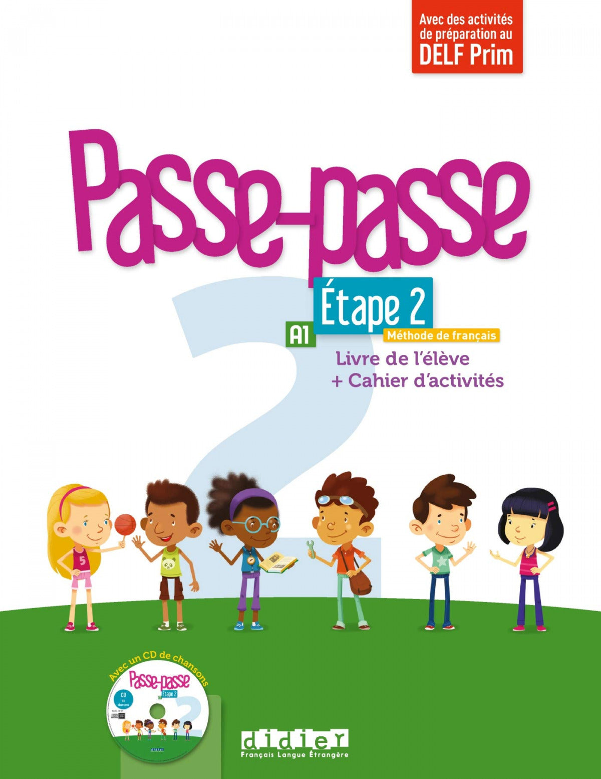 PASSE PASSE 2 ETAPE 2 LIVRE+CAHIER+MP3