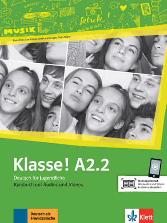 Klasse! a2.2, libro del alumno + audio + video
