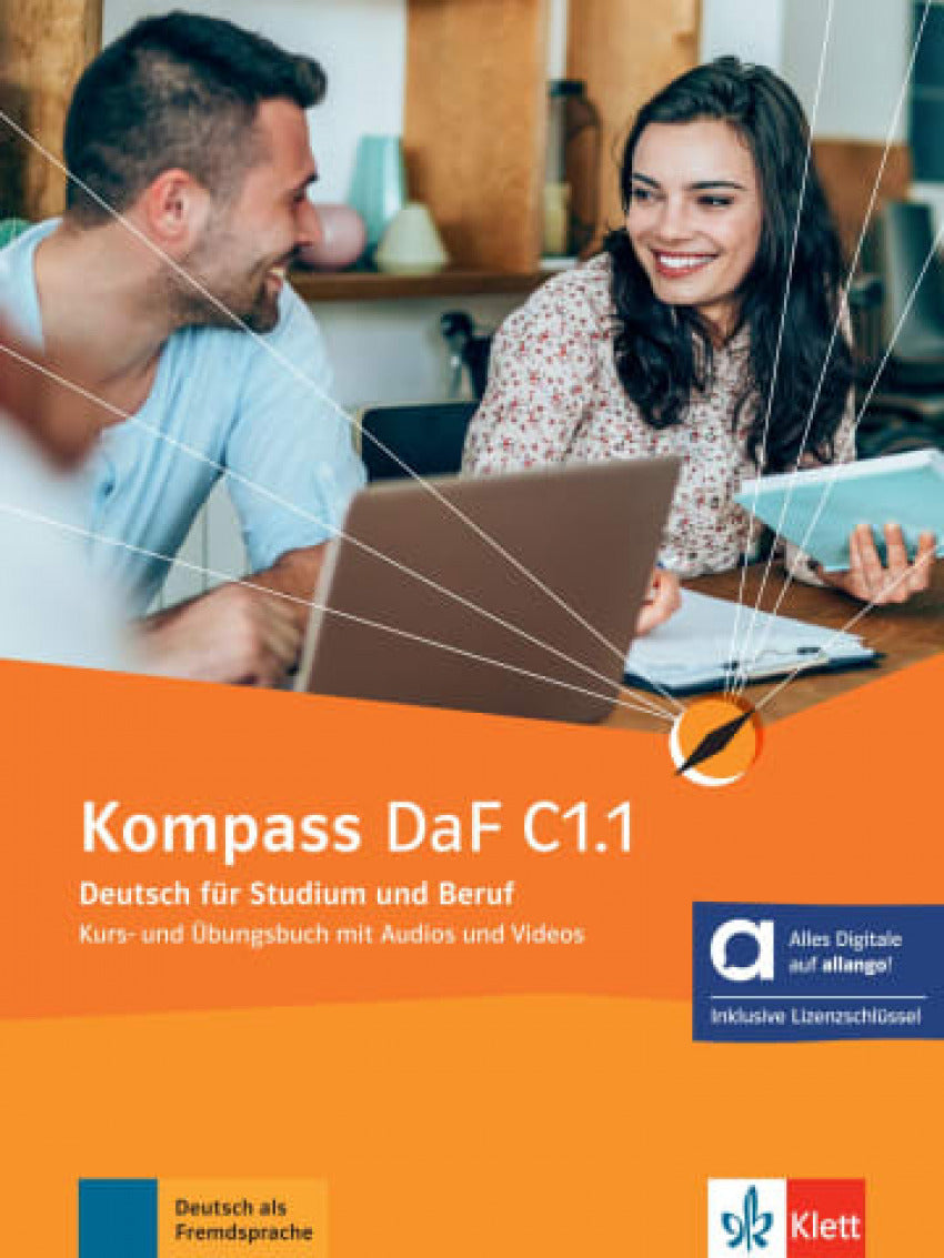 Kompass daf C1.1, libro del alumno y de ejercicios edicion hibrida allango