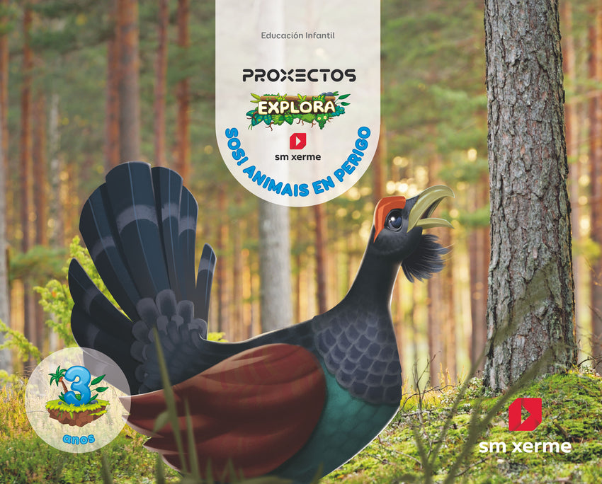 Animais en perigo. 3 anos. Explora