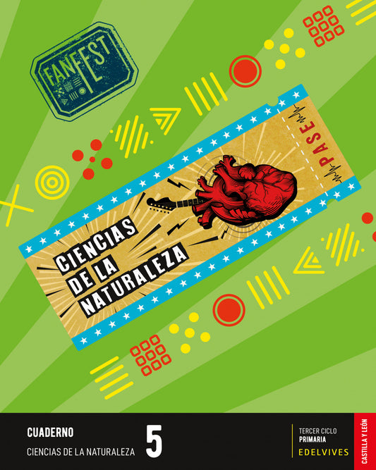 CUADERNO CIENCIAS DE LA NATURALEZA 5ºPRIMARIA. FANFEST. CASTILLA Y LEÓN 2023