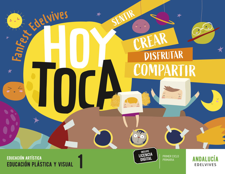 EDUCACIÓN PLÁSTICA Y VISUAL 1ºPRIMARIA. FANFEST. ANDALUCÍA 2023