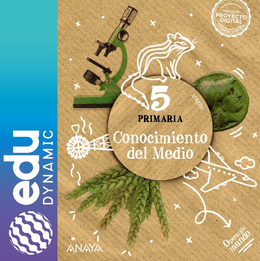 CIENCIAS SOCIALES 5ºPRIMARIA. OPERACIÓN MUNDO. ARAGÓN 2023