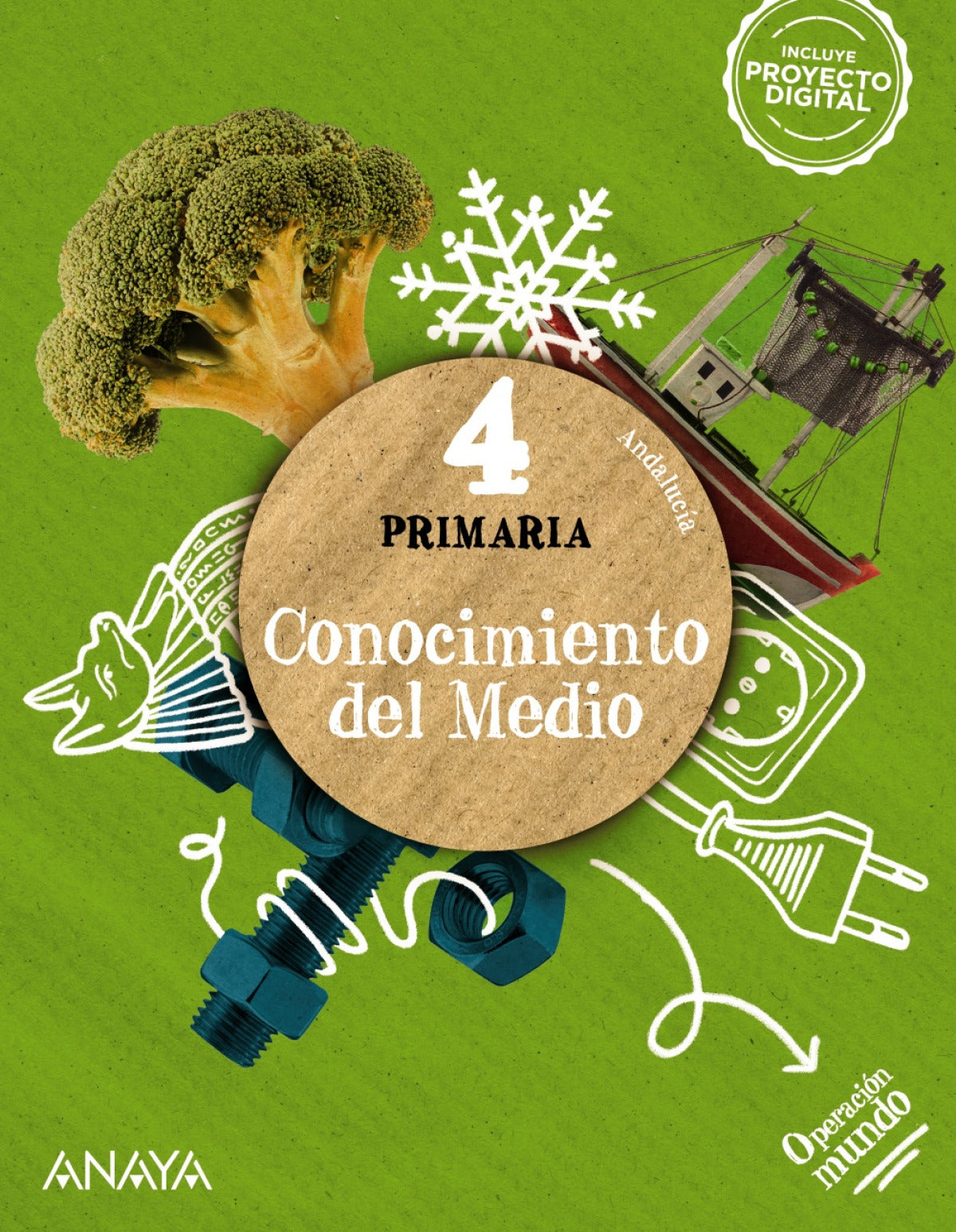 CONOCIMIENTO DEL MEDIO 4ºPRIMARIA. OPERACIÓN MUNDO. ANDALUCÍA 2023