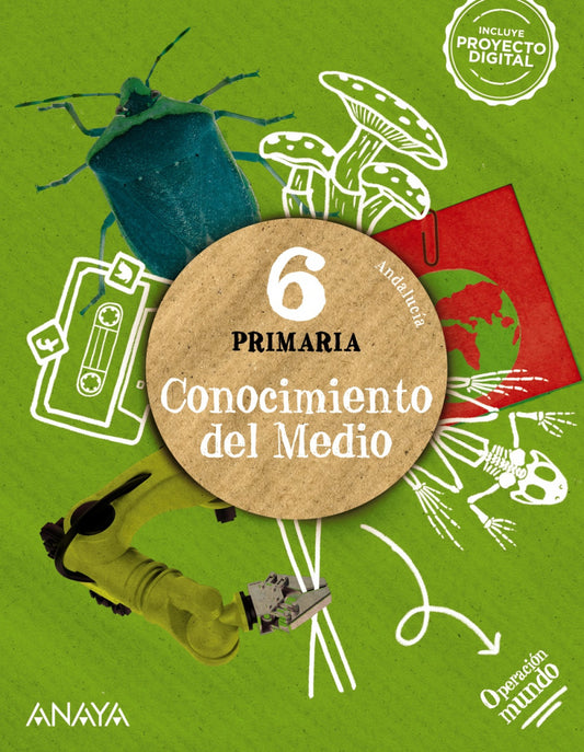 CONOCIMIENTO DEL MEDIO 6ºPRIMARIA. OPERACIÓN MUNDO. ANDALUCÍA 2023