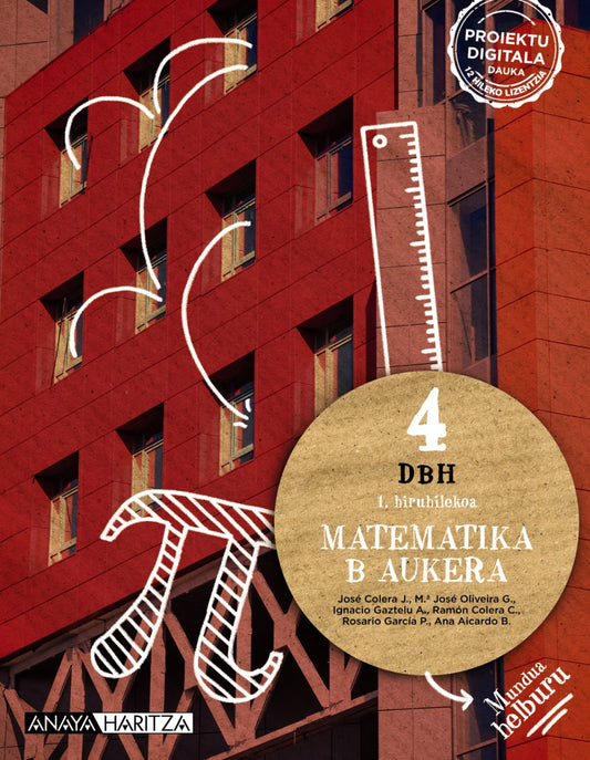 MATEMATIKA 4ºDBH. AKADEMIKOETARA. MUNDUA HELBURU. EUSKADI 2023