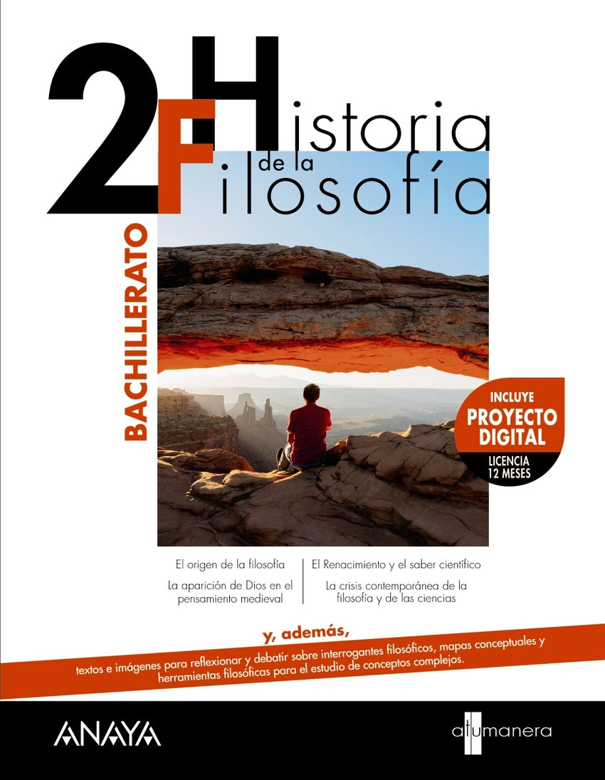 HISTORIA DE LA FILOSOFÍA 2ºBACHILLERATO. A TU MANERA 2023