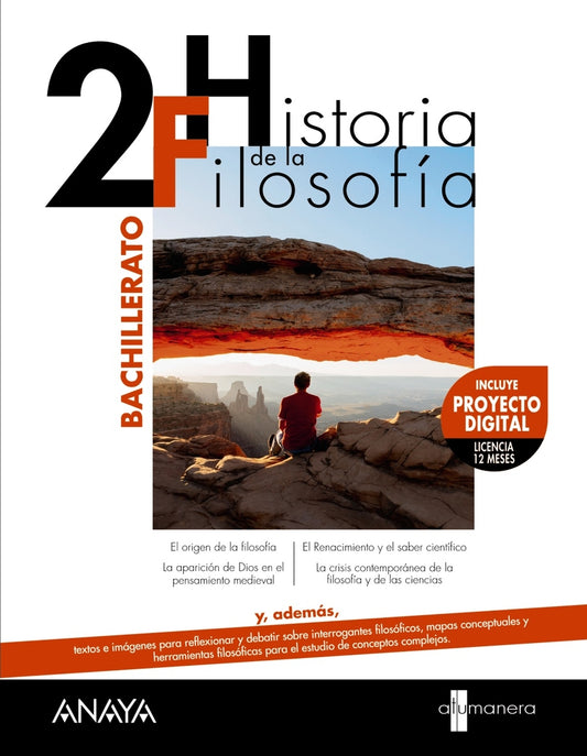 HISTORIA DE LA FILOSOFÍA 2ºBACHILLERATO. A TU MANERA 2023