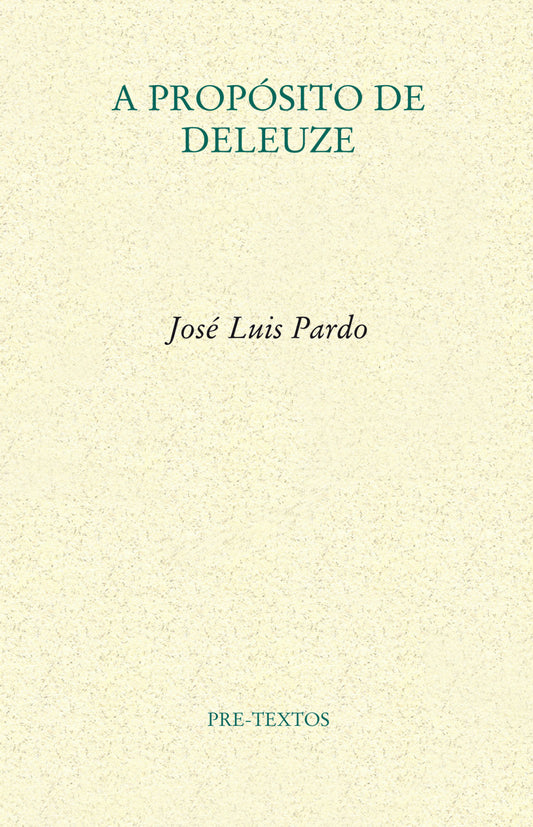 A propósito de Deleuze