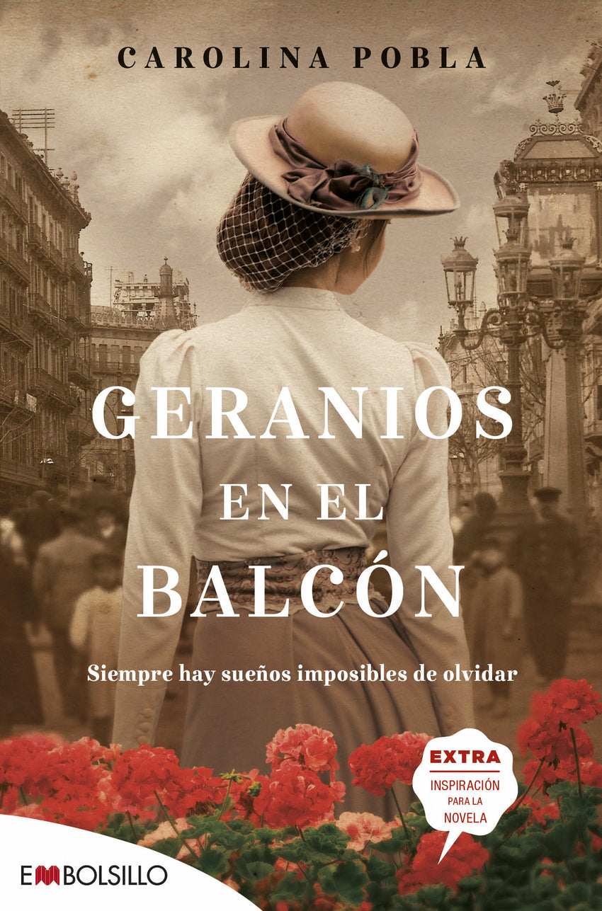 Geranios en el balcón