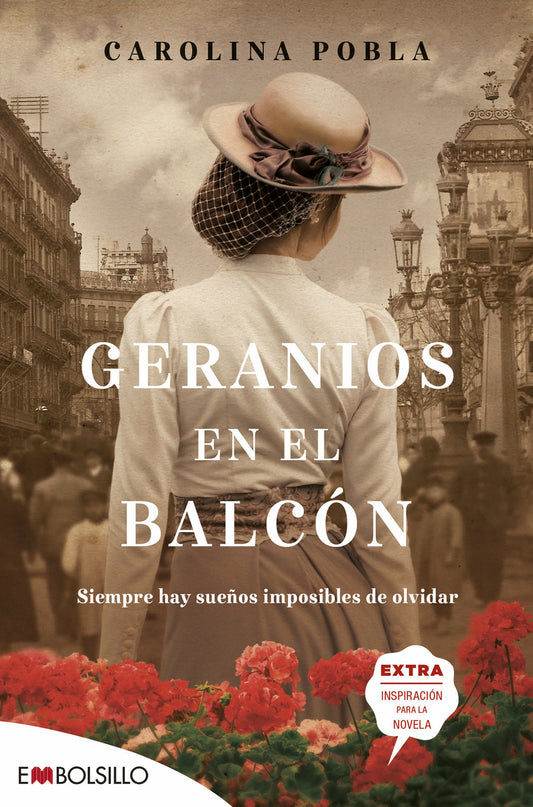 Geranios en el balcón