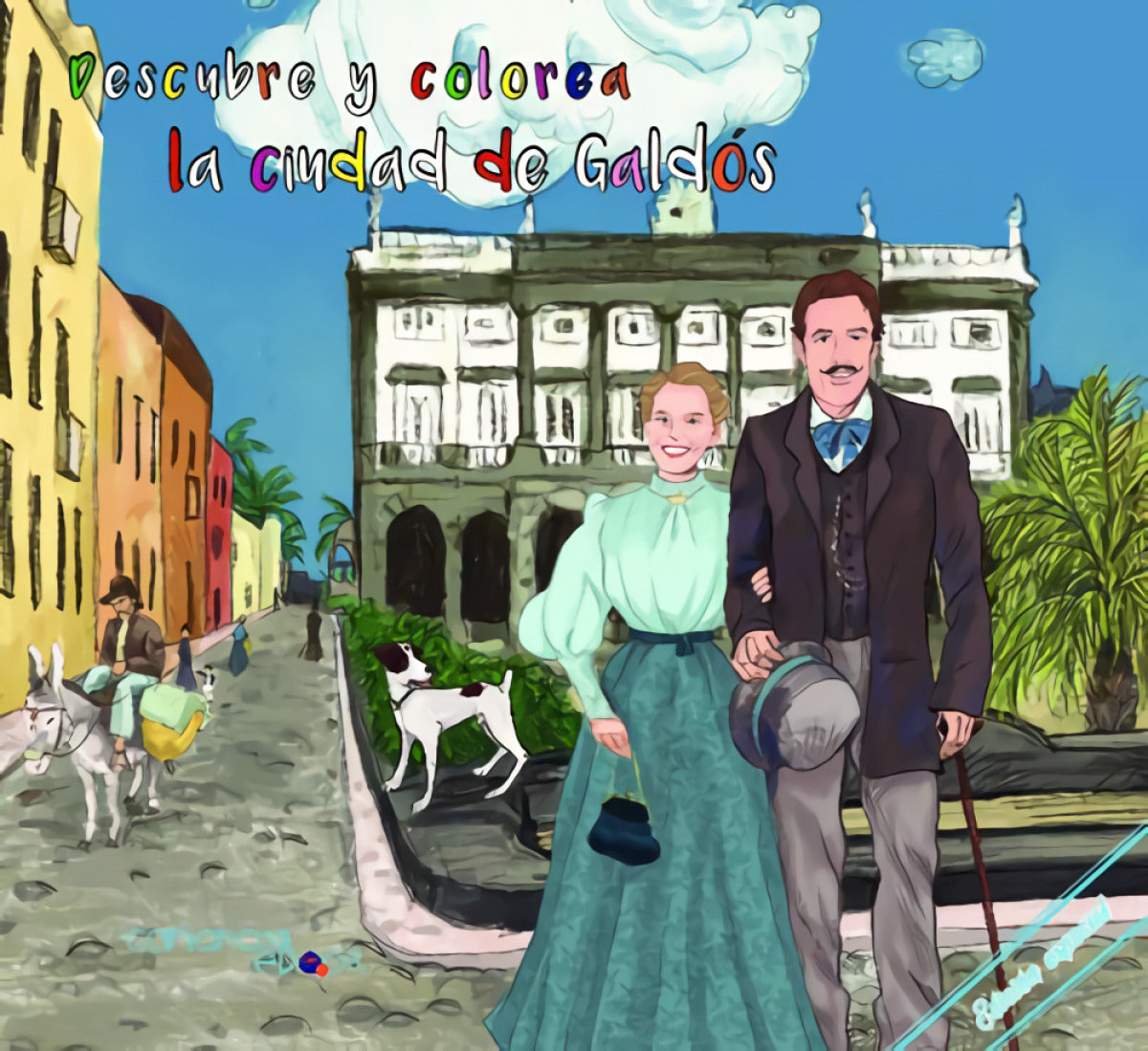 Descubre y colorea la ciudad de Galdós