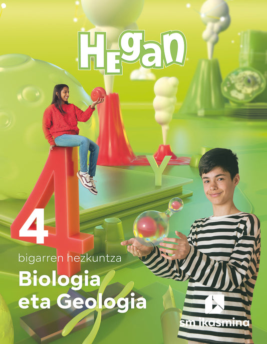 Biologia eta Geología. 4 bigarren hezkuntza. Hegan