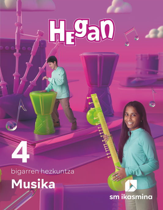 Musika. 4 bigarren hezkuntza. Hegan