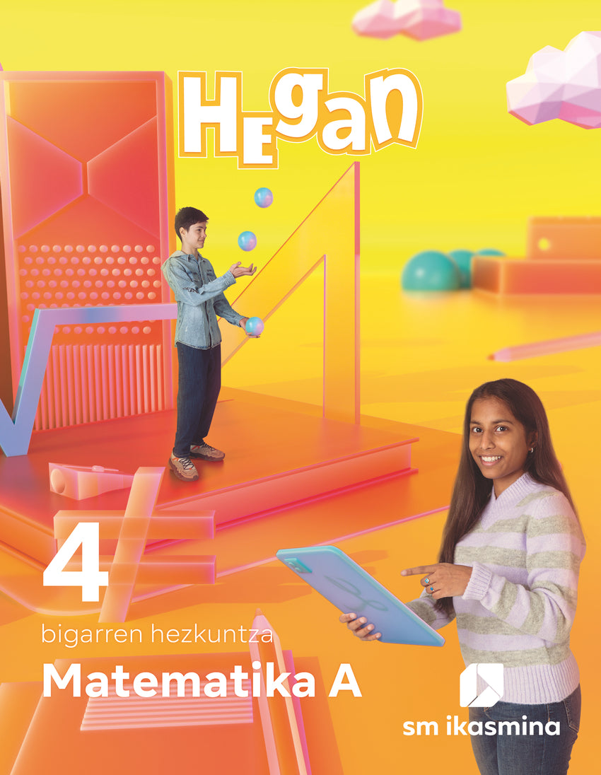 Matematika A. 4 bigarren hezkuntza. Hegan