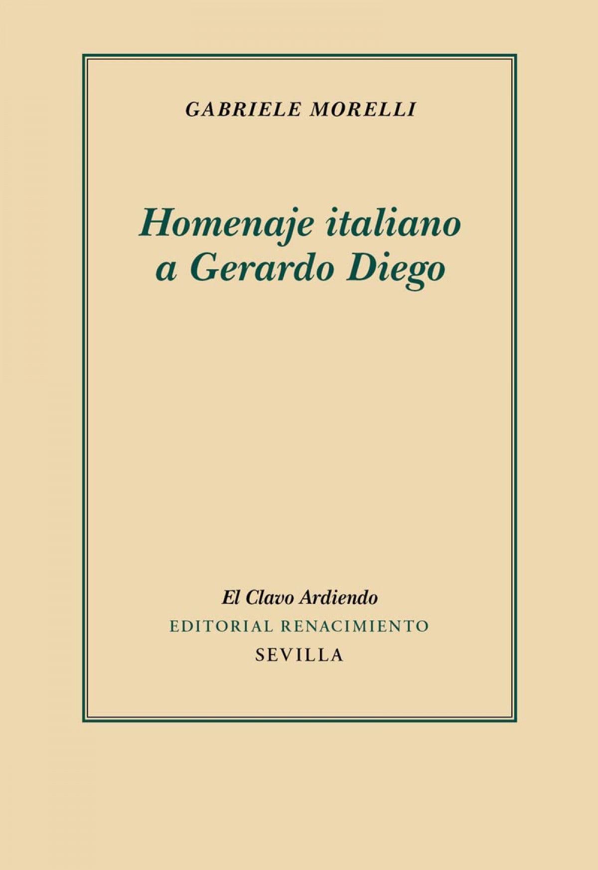 Homenaje italiano a Gerardo Diego