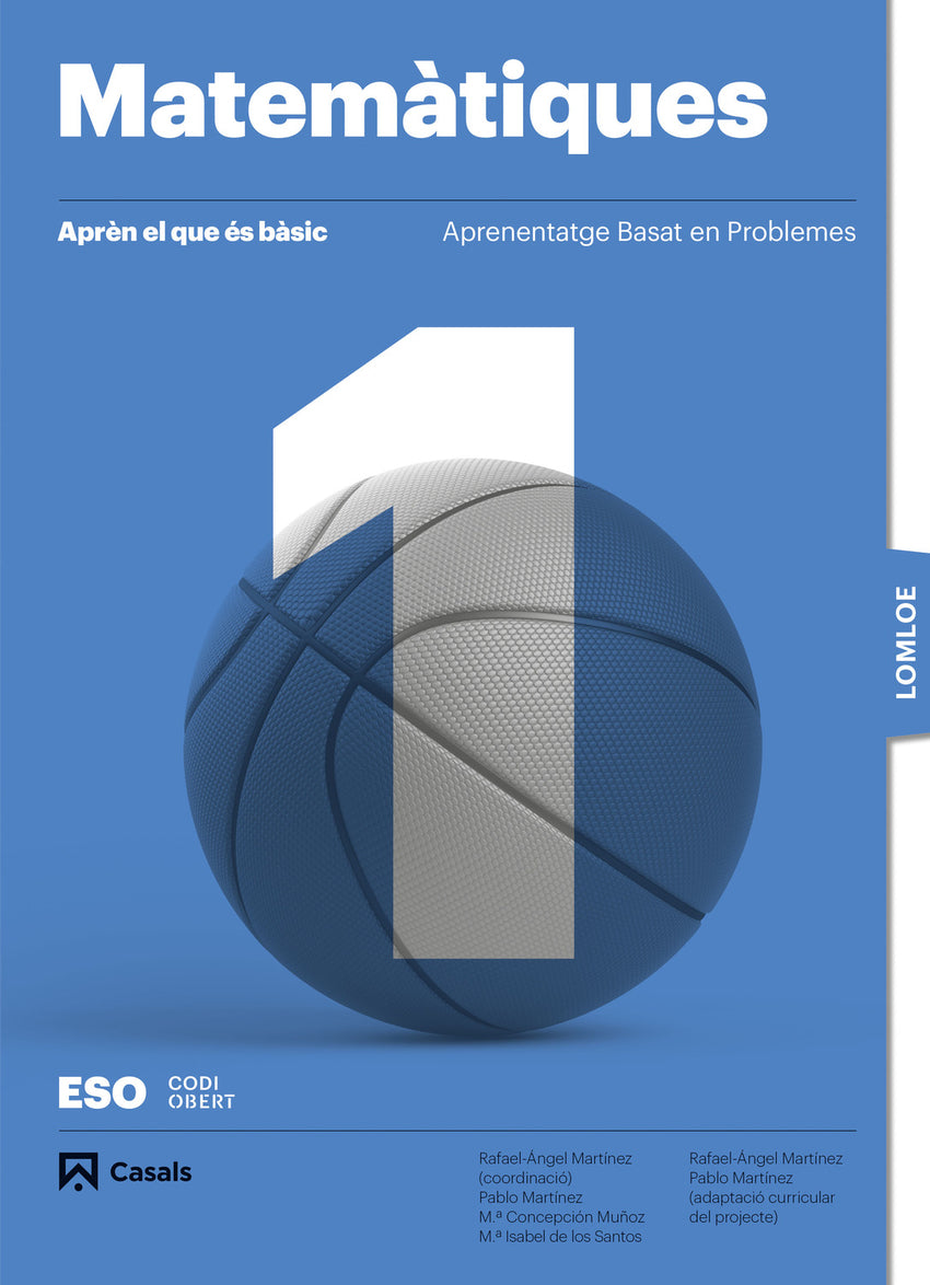 Aprèn el que és bàsic. Matemàtiques 1 ESO. LOMLOE