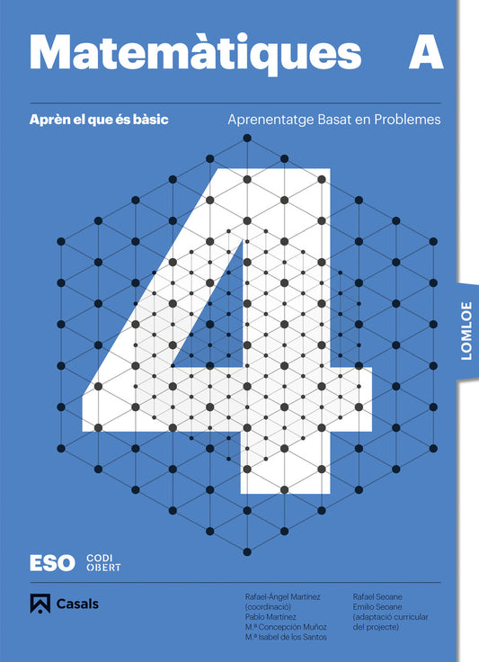 Aprèn el que és bàsic. Matemàtiques 4 A ESO. LOMLOE