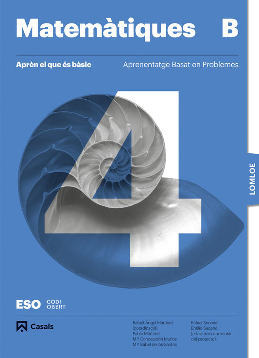 Aprèn el que és bàsic. Matemàtiques 4 B ESO. LOMLOE