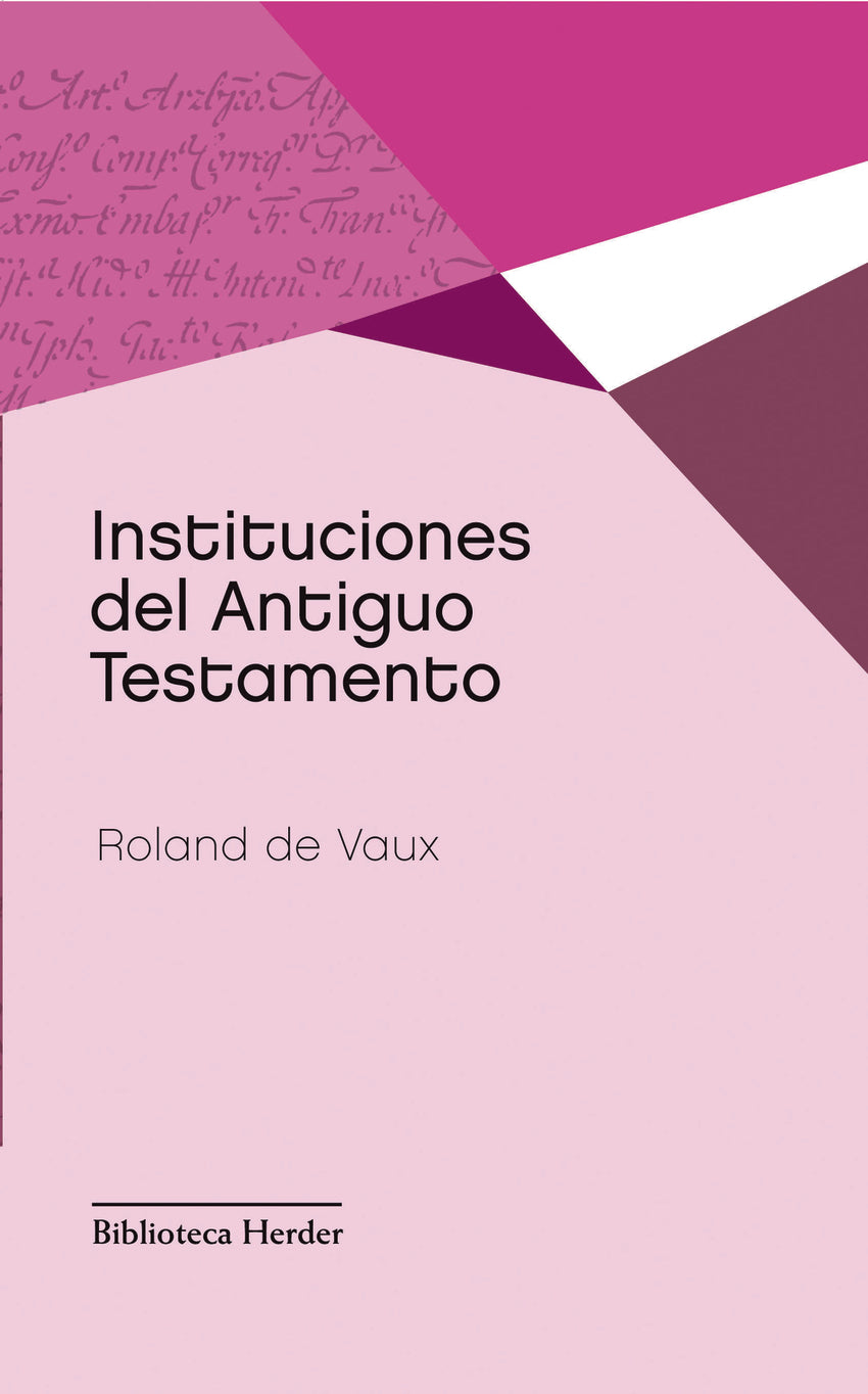 Instituciones del Antiguo Testamento