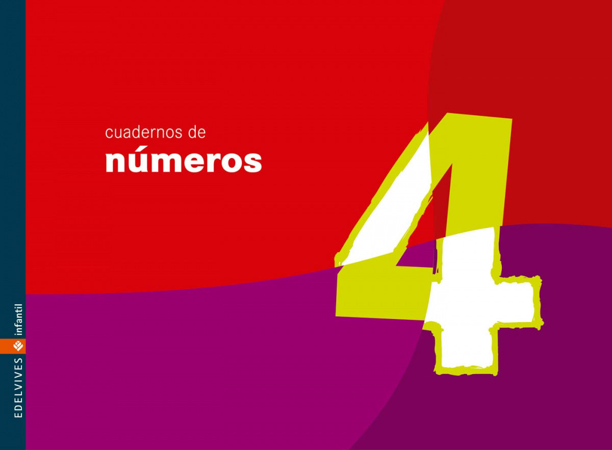Cuaderno 4 de numeros (Infantil)