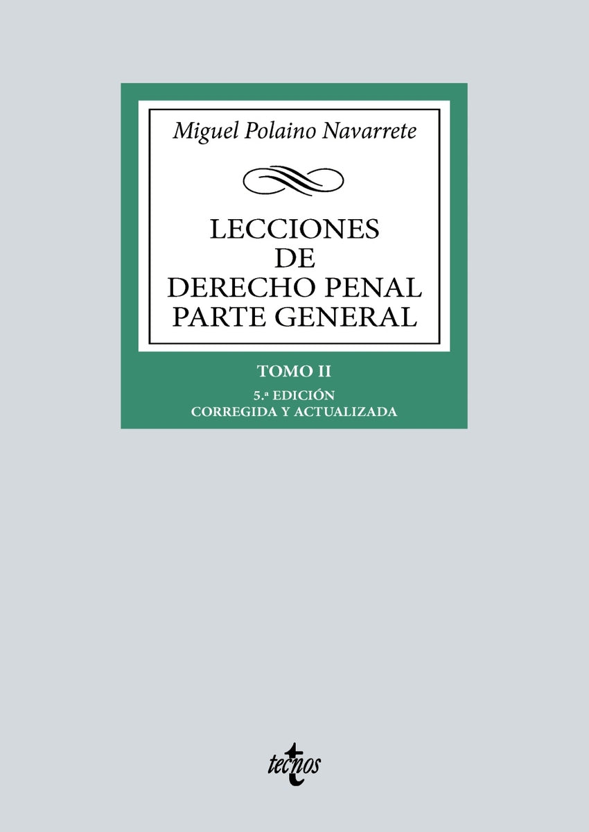 Lecciones de Derecho Penal Parte general