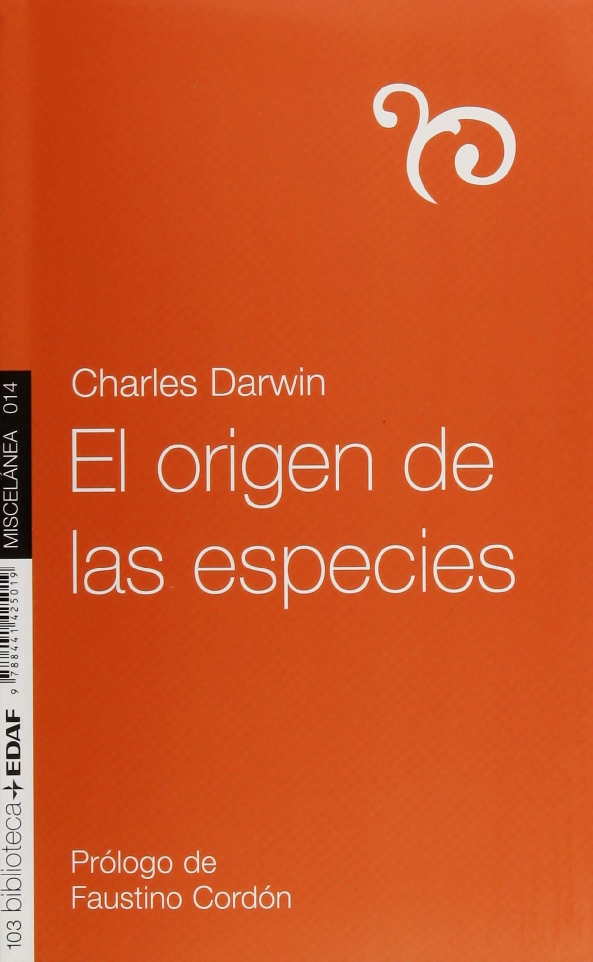 ORIGEN DE LAS ESPECIES, EL.