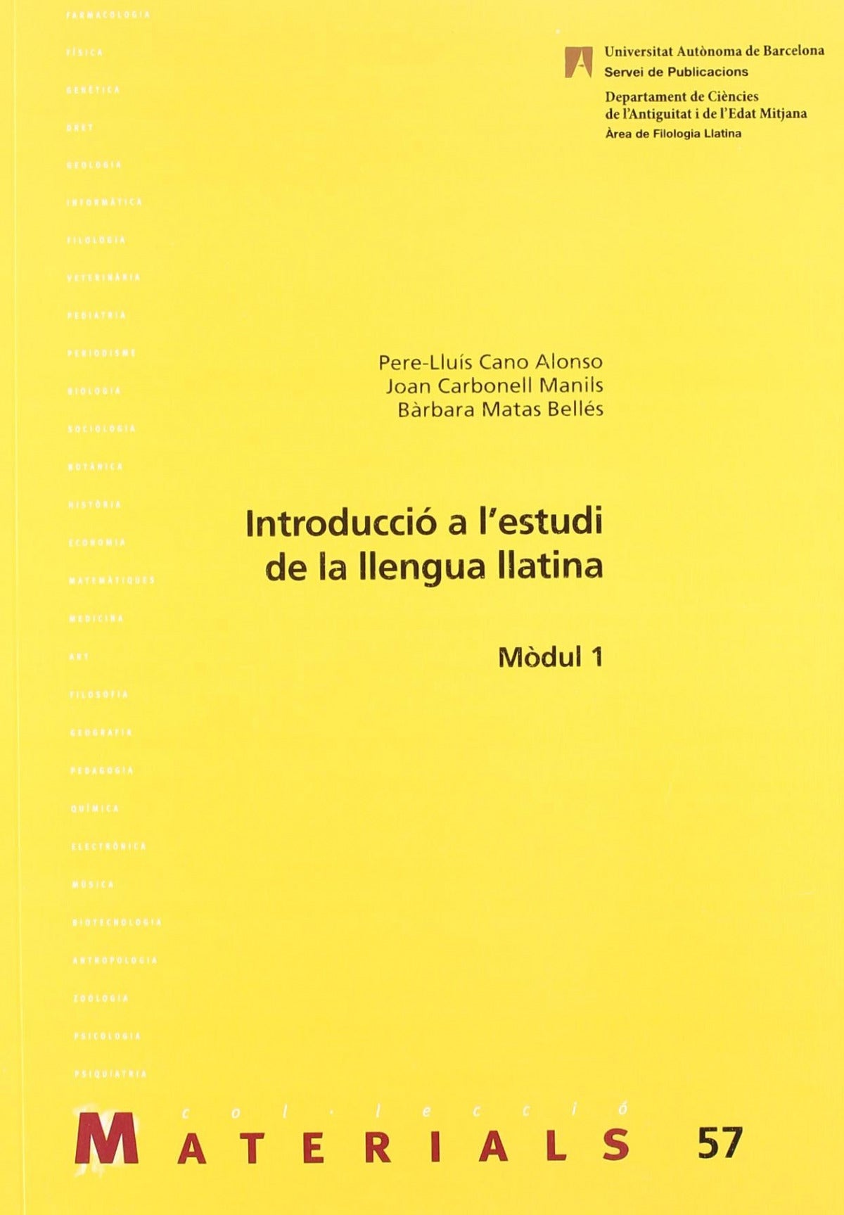 INTRODUCCI-A L´ESTUDI DE LA LELNGUA LLATINA