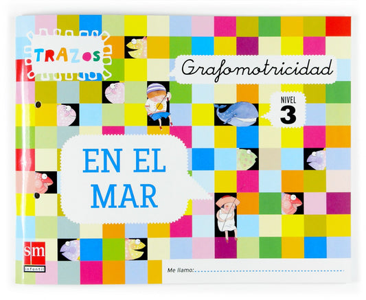 GRAFOMOTRICIDAD 5 AÑOS TRAZOS EN MAR