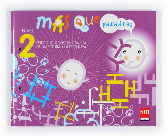 LECTOESCRITURA 4 AÑOS NIVEL 2 MAS QUE PALABRAS