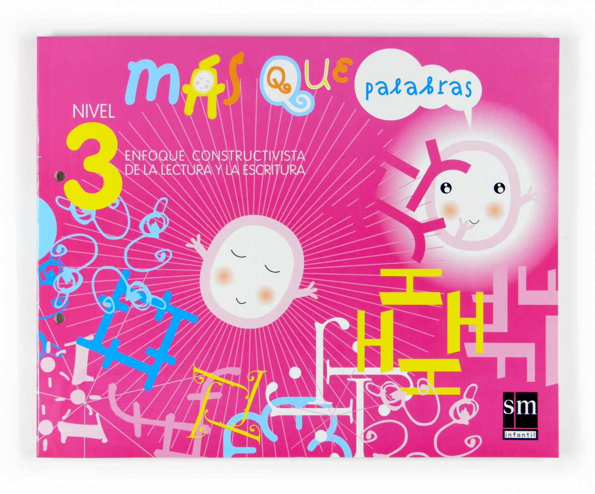 LECTOESCRITURA 5 AÑOS NIVEL 3 MAS QUE PALABRAS