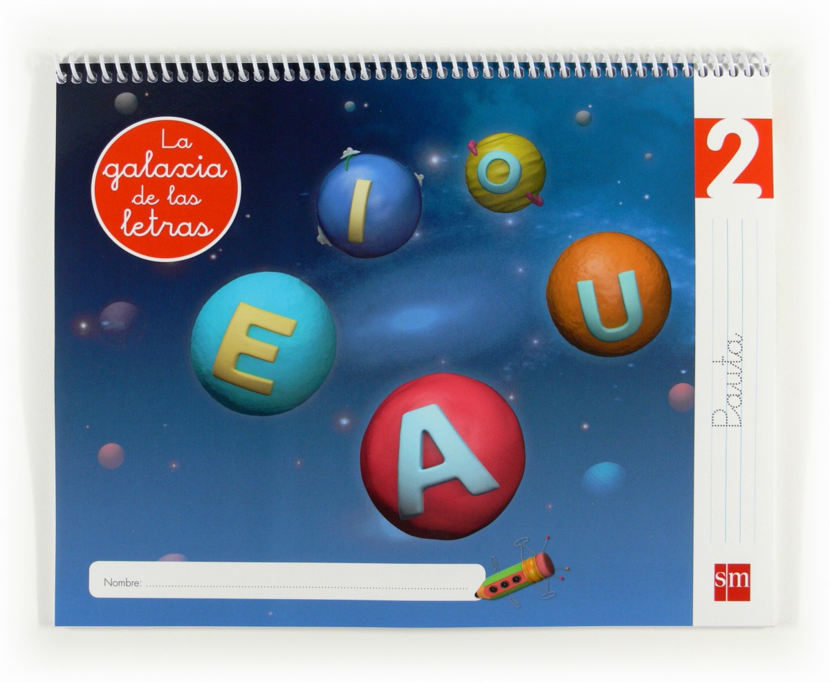LECTOESCRITURA PAUTA 4 AÑOS NIVEL 2 GALAXIA DE LAS LETRAS
