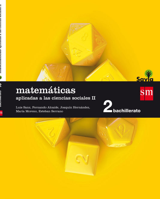 matemáticas aplicadas ciencias sociales 2º bachillerato savia 2016