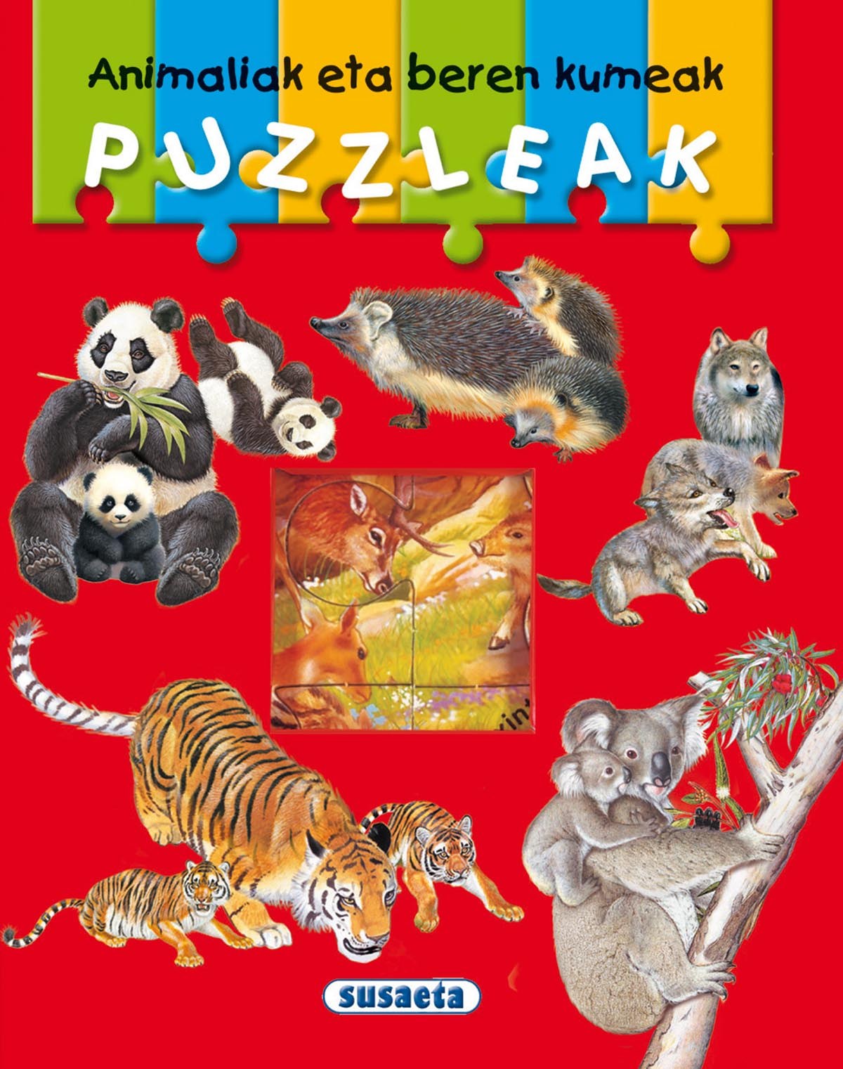 Animaliak eta beren kumeak puzzleak