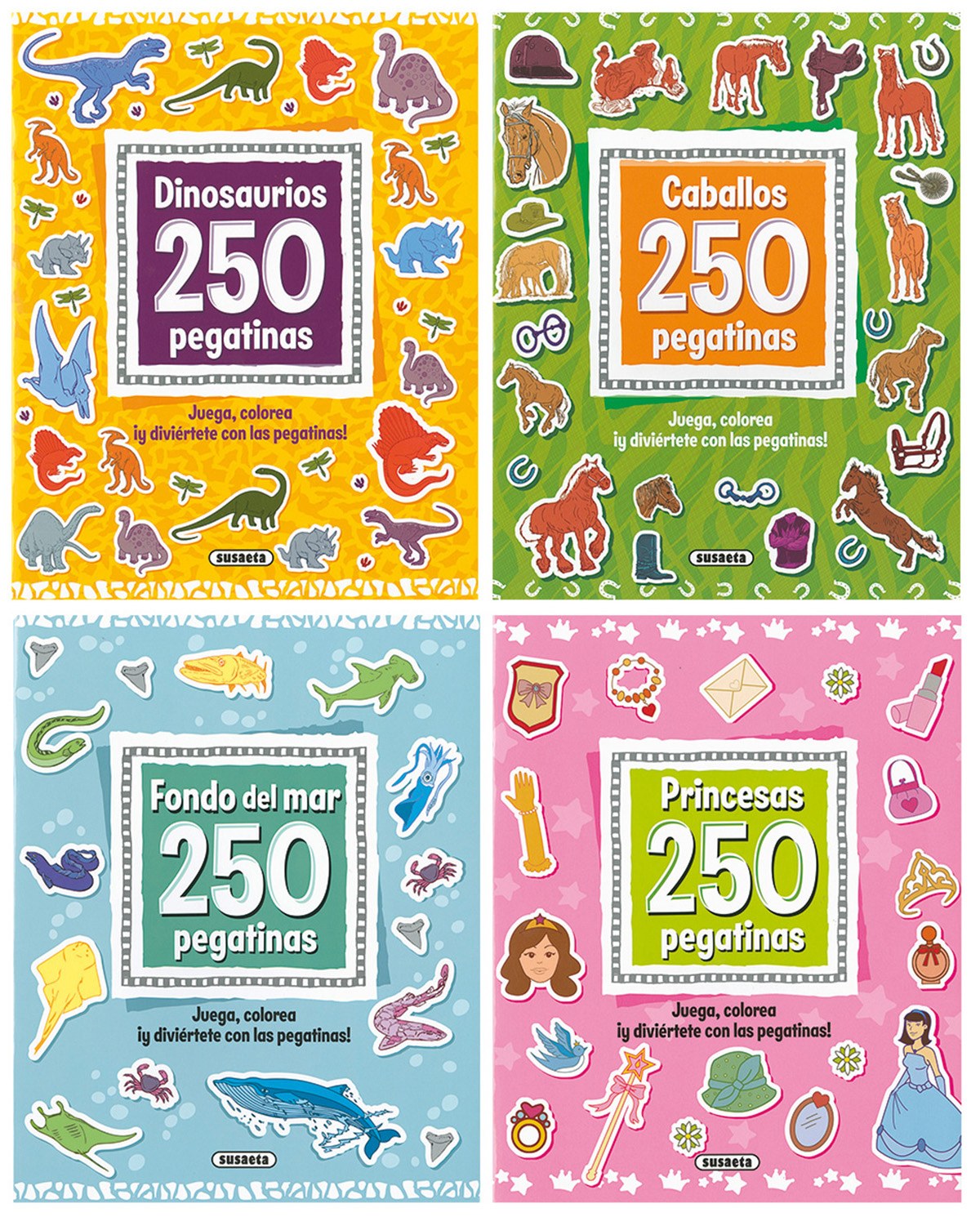 250 pegatinas surtidas