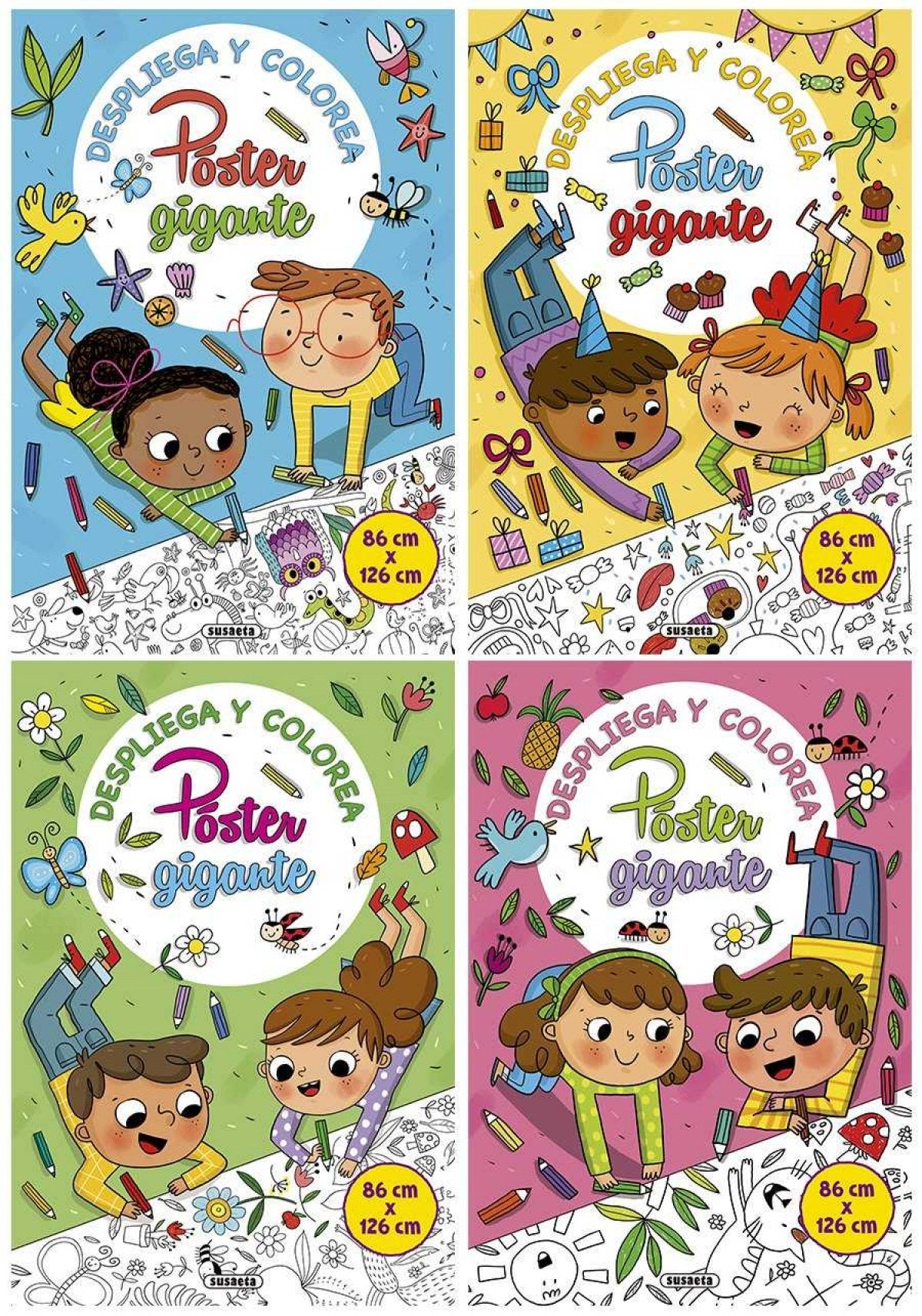 DESPLIEGA Y COLOREA, PÓSTER GIGANTE