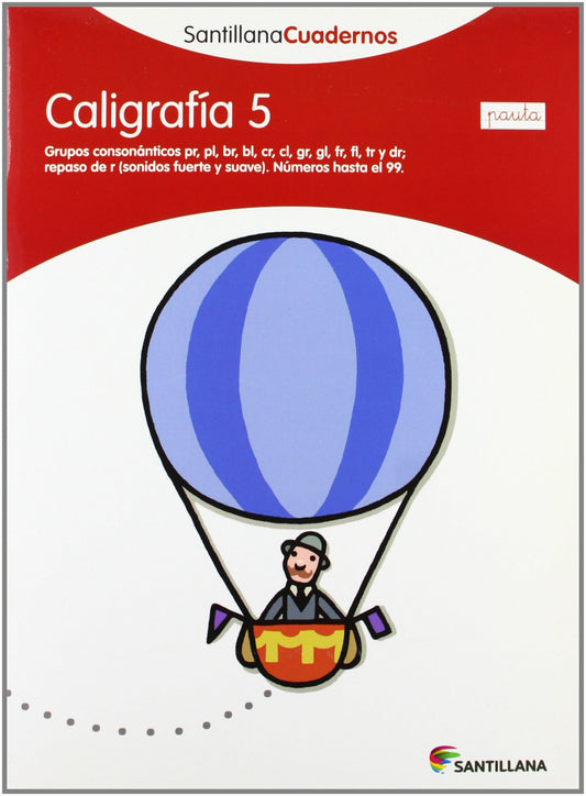 Caligrafía, 5 Educación Primaria (pauta). Cuaderno