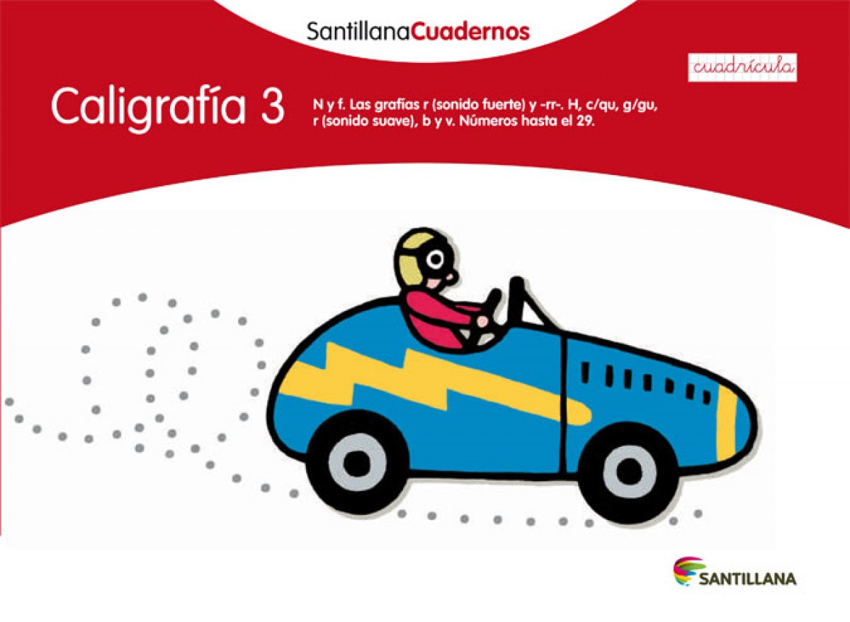 Caligrafía, 3 Educación Primaria (cuadrícula). Cuaderno