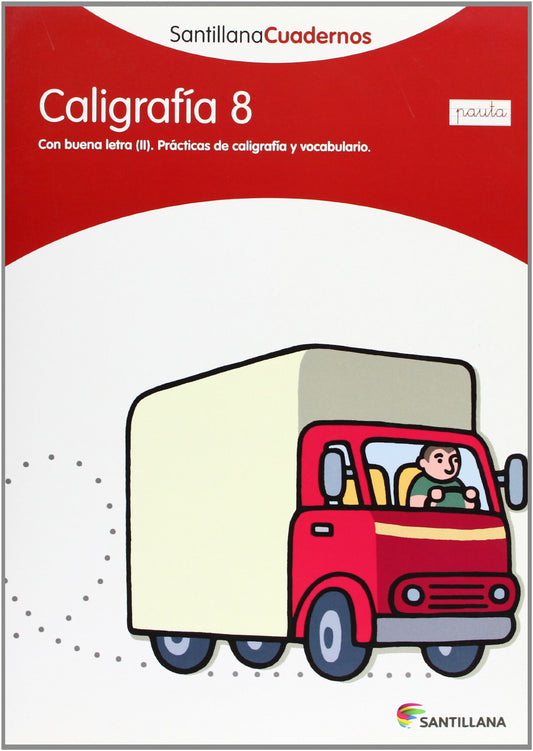 Caligrafía, Educación Primaria (pauta). Cuaderno 8