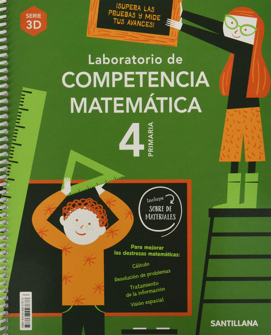 LABORATORIO DE COMPETENCIA MATEMATICA 3D 4 PRIMARIA