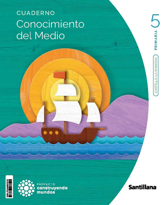 CONOCIMIENTO DEL MEDIO 5ºPRIMARIA. TRIMESTRAL. CONSTRUYENDO MUNDOS. CASTILLA LA MANCHA 2023