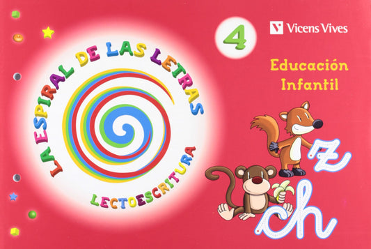 (11).LECTOESCRITURA 4.(ESPIRAL DE LETRAS) INFANTIL