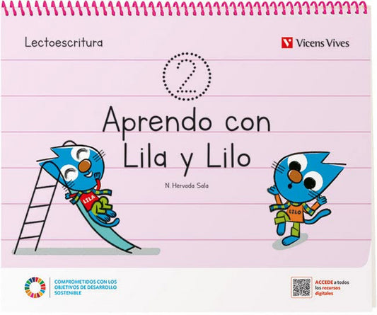 APRENDO CON LILA Y LILO CUADERNO 2