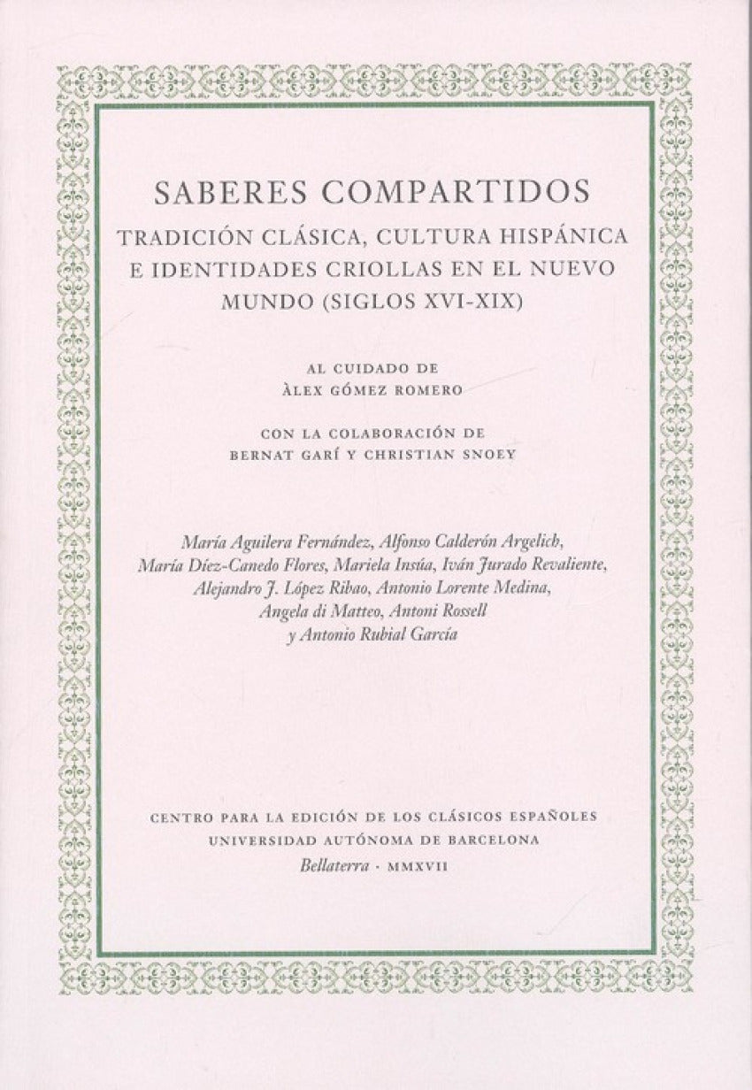 SABERES COMPARTIDOS