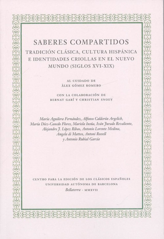 SABERES COMPARTIDOS