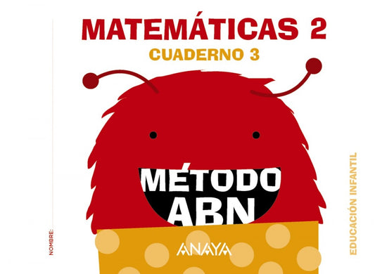 nivel II cuaderno matemáticas 3 abn infantil 4 años